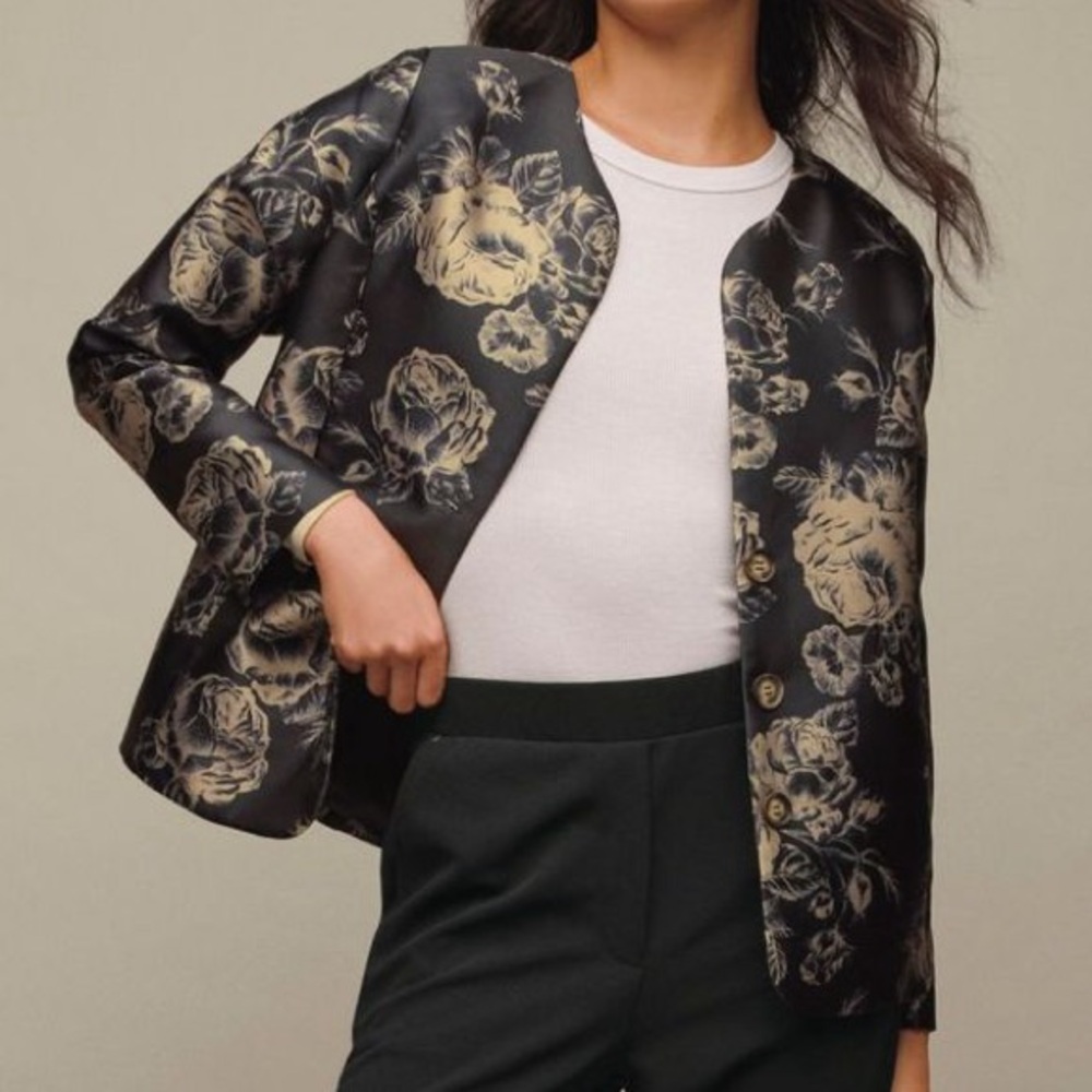 Studio 1886 Floral Blazer - Picture 2 of 8
